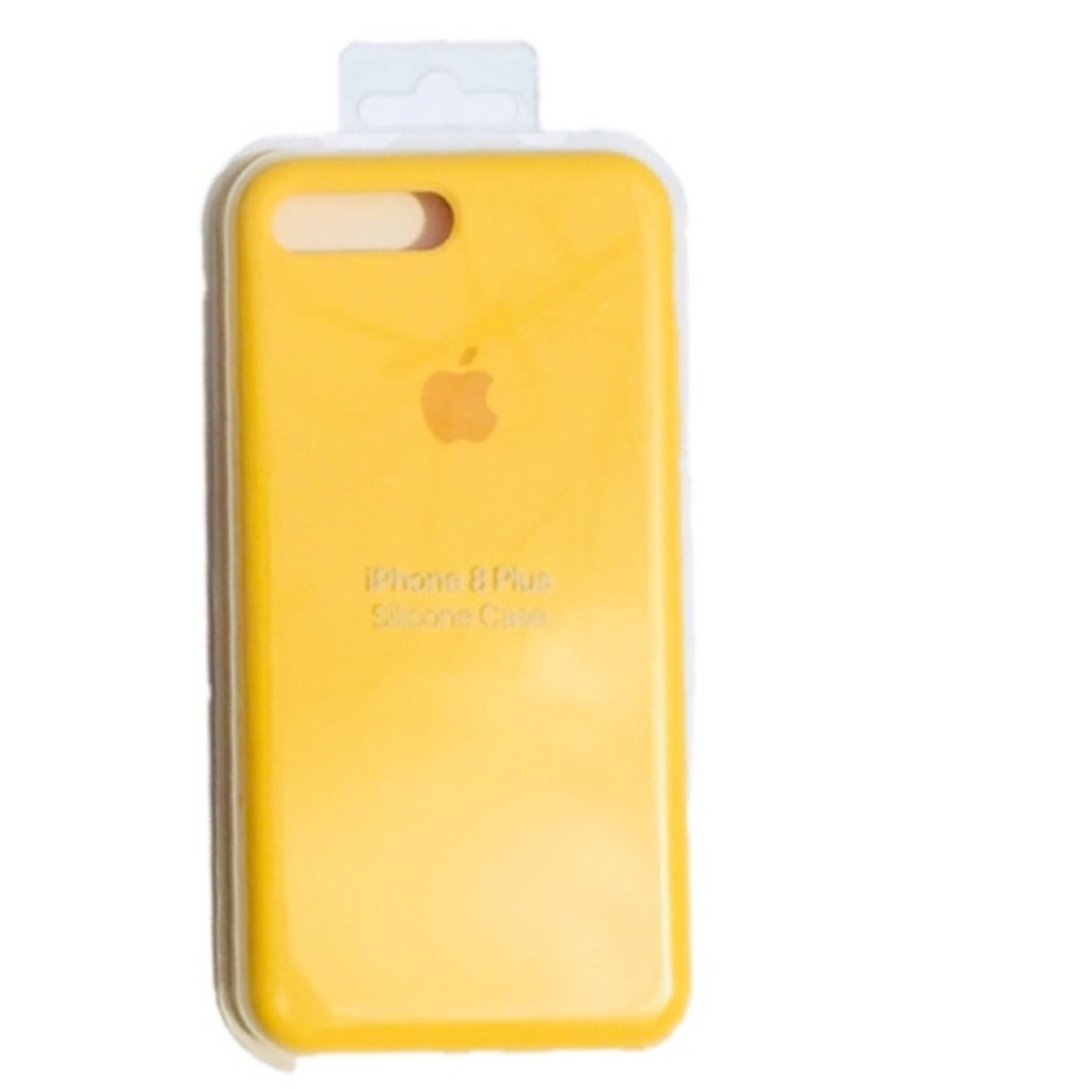 yellow iphone 7/8 plus silicone case